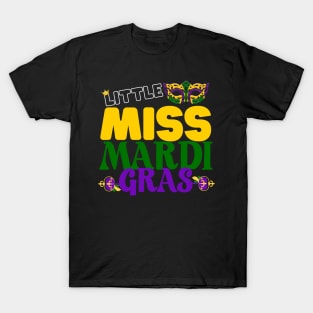 Little Miss Mardi Gras T-Shirt